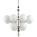 Люстра со вставками из керамики SkyEast 12 ламп варинант исполнения - 1 | Loft Concept в Тюмени