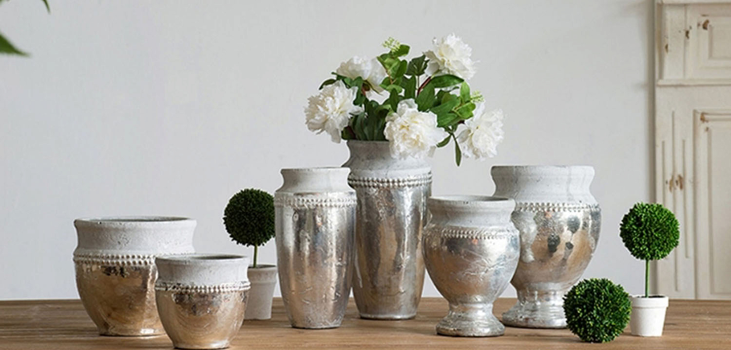 Ваза Vase Argenta silver 27 Ваза Vase Argenta silver 27 - Loft-Concept в Тюмени