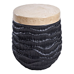 Приставной столик с фактурой под натуральное дерево Immortality варинант исполнения - 1 | Loft Concept в Тюмени