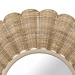 Зеркало круглое в плетеной раме Reed Mirror варинант исполнения - 2 | Loft Concept в Тюмени