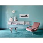 Дизайнерская подвесная полка Gio Ponti D.355.1 - D.355.2 Hanging Bookcase варинант исполнения - 3 | Loft Concept в Тюмени