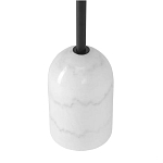 Кофейный столик с круглой чёрной столешницей и мраморным основанием Exquisite Practicality варинант исполнения - 3 | Loft Concept в Тюмени