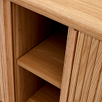 Буфет с 2-мя раздвижными дверцами из ясеневого шпона Toinette варинант исполнения - 3 | Loft Concept в Тюмени