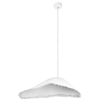 Подвесной светильник с асимметричным волнообразным абажуром и фактурной бахромой по краю Tactile Line варинант исполнения - 4 | Loft Concept в Тюмени