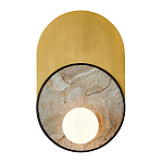 Бра с каменным диском в металлической раме Sandstone Painting варинант исполнения - 1 | Loft Concept в Тюмени