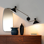 Бра с 2-мя поворотными плафонами Davy Duo Wall Lamp варинант исполнения - 2 | Loft Concept в Тюмени