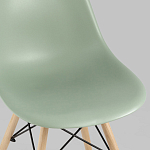 Пластиковый стул на ножках из массива бука Eames Mint варинант исполнения - 7 | Loft Concept в Тюмени