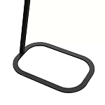 Столик приставной с прямоугольной серой столешницей Steel Stable Table варинант исполнения - 3 | Loft Concept в Тюмени