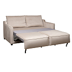 Диван двухместный раскладной светло-серый с кантом Pride варинант исполнения - 2 | Loft Concept в Тюмени