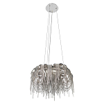 Люстра подвесная круглая с изогнутыми металлическими дугами и ниспадающими цепочками 65 см Atlantis Chain варинант исполнения - 12 | Loft Concept в Тюмени