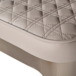 Стул барный светло-серый из экокожи Spectacular High Bar Stool варинант исполнения - 4 | Loft Concept в Тюмени