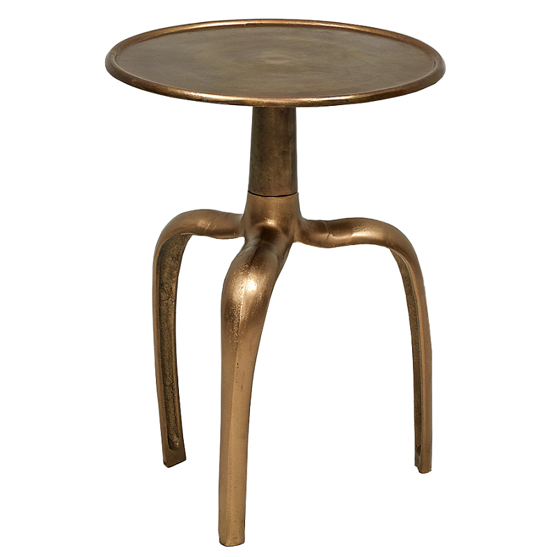 Приставной стол Hercule side table Винтажная латунь Приставной стол Hercule side table Винтажная латунь в Тюмени | Loft Concept