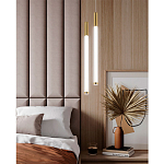 Подвесной светильник Cateline Brass Tube Hanging Lamp варинант исполнения - 2 | Loft Concept в Тюмени