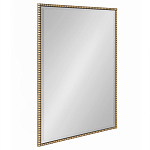 Зеркало прямоугольное в фактурной золотой раме Reflective Fabric варинант исполнения - 1 | Loft Concept в Тюмени