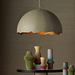 Подвесной светильник в форме купола с сочетанием золотого и оливкового цвета Eggshell варинант исполнения - 3 | Loft Concept в Тюмени