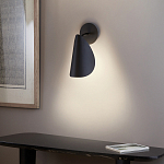 Бра с поворотным плафоном Aracea Black Wall Lamp варинант исполнения - 9 | Loft Concept в Тюмени