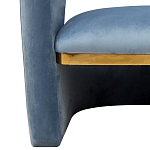 Кресло голубое Walsh Blue Armchair варинант исполнения - 2 | Loft Concept в Тюмени