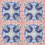 Плитка дизайнерская с узором Экипаж варинант исполнения - 1 | Loft Concept в Тюмени