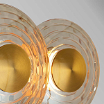 Бра из трех стеклянных фактурных дисков Eyepiece варинант исполнения - 4 | Loft Concept в Тюмени