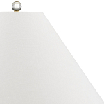 Настольная лампа овальная с тропическим принтом Stylized Aalm Leaves Motif варинант исполнения - 3 | Loft Concept в Тюмени