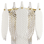 Бра с декором из рельефного стекла в виде перьев Abelia Feather Wall Lamp варинант исполнения - 3 | Loft Concept в Тюмени