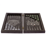 Подарочные нарды из натурального камня с гравировкой Backgammon from Stone варинант исполнения - 2 | Loft Concept в Тюмени