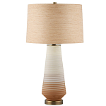 Настольная лампа фарфоровая с узором на корпусе Junction Place варинант исполнения - 3 | Loft Concept в Тюмени