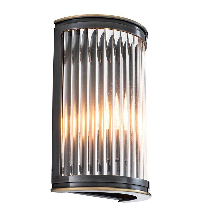 Бра Wall Lamp Alice Темная бронза Прозрачное Стекло Бра Wall Lamp Alice Темная бронза Прозрачное Стекло в Тюмени | Loft Concept