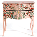 Комод розовый с росписью Цветы L.XV CHEST OF DRAWERS Flowers варинант исполнения - 1 | Loft Concept в Тюмени