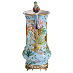 Ваза из фарфора с птицей на бронзовой ветке Garden of Eden варинант исполнения - 3 | Loft Concept в Тюмени