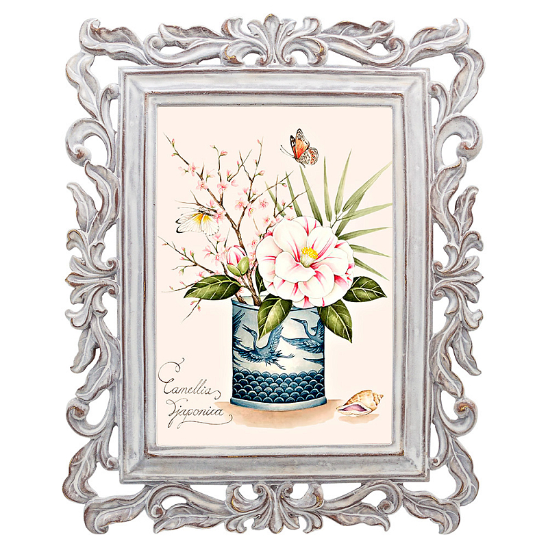 Постер Sakura Branch Poster Мульти Белый винтажная патина Постер Sakura Branch Poster Мульти Белый винтажная патина в Тюмени | Loft Concept