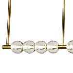 Линейная люстра Celestin Spheres Brass Linear Chandelier варинант исполнения - 2 | Loft Concept в Тюмени
