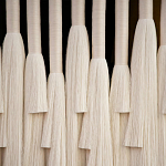 Декор на стену Белые Кисти Wall decor White Tassels варинант исполнения - 1 | Loft Concept в Тюмени