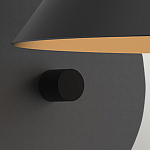 Бра с широким конусным плафоном с золотистой внутренней стороной Alora Mood варинант исполнения - 4 | Loft Concept в Тюмени