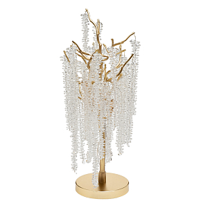 Лампа настольная со стеклянными подвесами цвет золото Light FAIRYTREE