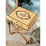 Приставной столик с ящиком в стиле ретро Vintage Rustic Tablecloth варинант исполнения - 7 | Loft Concept в Тюмени