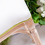 Барный стул золотистый из натурального бука с изображением птиц и цветов Blooming Birds варинант исполнения - 2 | Loft Concept в Тюмени