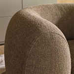 Дизайнерское полукруглое мягкое кресло CINNAMON Armchair варинант исполнения - 5 | Loft Concept в Тюмени