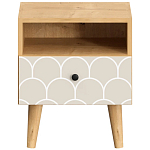 Прикроватная тумба с изображением на ящике Elise Nightstand варинант исполнения - 6 | Loft Concept в Тюмени