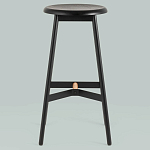 Черный барный стул Knopper варинант исполнения - 3 | Loft Concept в Тюмени