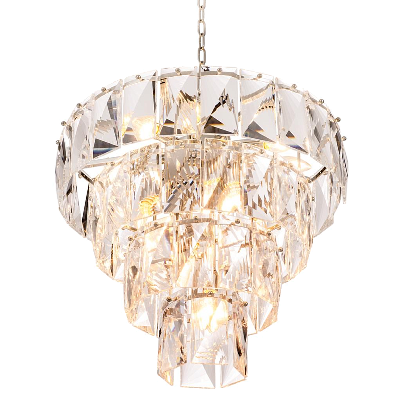 Люстра Chandelier Amazone S Никель Прозрачный Люстра Chandelier Amazone S Никель Прозрачный в Тюмени | Loft Concept