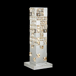 Настольная лампа прямоугольная с мозаичным хрустальным оформлением Sparks of Crystal варинант исполнения - 2 | Loft Concept в Тюмени