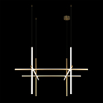 Люстра с 6-ю цилиндрическими плафонами на тонких тросах Trumpet tube варинант исполнения - 7 | Loft Concept в Тюмени