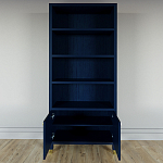 Книжный Стеллаж Elsa Dreams Blue с задней стенкой варинант исполнения - 4 | Loft Concept в Тюмени