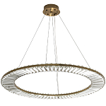 Кольцевая люстра с хрустальным декором Maude Crystal Chandelier варинант исполнения - 4 | Loft Concept в Тюмени