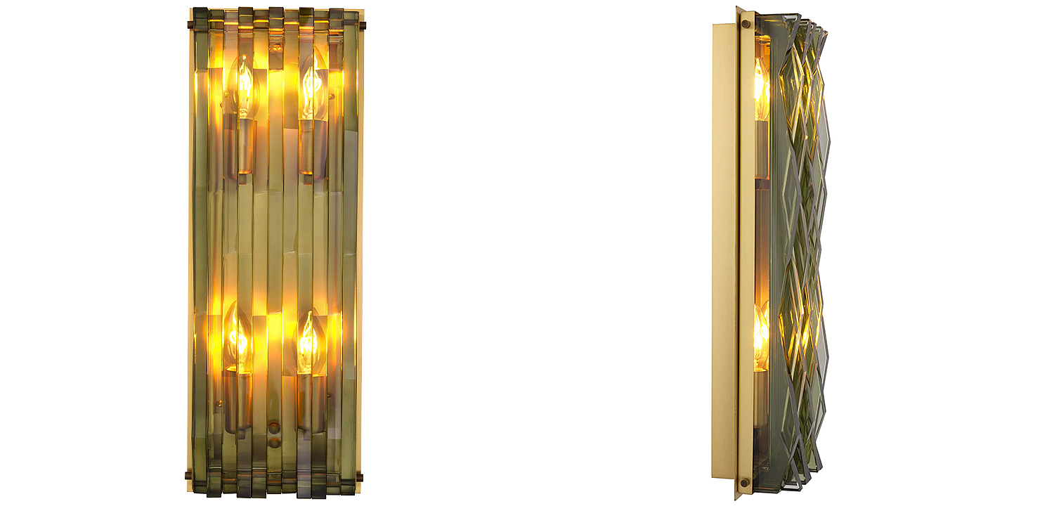 Бра Eichholtz Wall Lamp Nuvola L Green Бра Eichholtz Wall Lamp Nuvola L Green - Loft-Concept в Тюмени