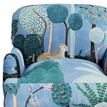 Дизайнерское классической формы на колесиках Trumann Armchair варинант исполнения - 4 | Loft Concept в Тюмени