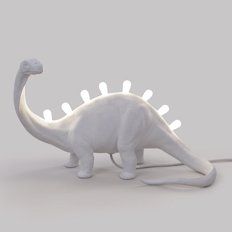 Лампа Seletti Jurassic Lamp Bronto Белый Лампа Seletti Jurassic Lamp Bronto Белый в Тюмени | Loft Concept