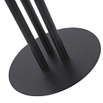 Настольная лампа с тремя прозрачными куполообразными плафонами и черным металлическим основанием Flos Wireline Lighting варинант исполнения - 2 | Loft Concept в Тюмени