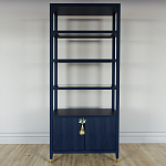 Стеллаж со стеклянными полками Elsa Dreams Blue варинант исполнения - 6 | Loft Concept в Тюмени